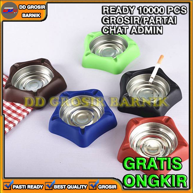 [DGB] ASBAK ROKOK BINTANG WARNA STAINLESS STEEL TAHAN LAMA KUAT