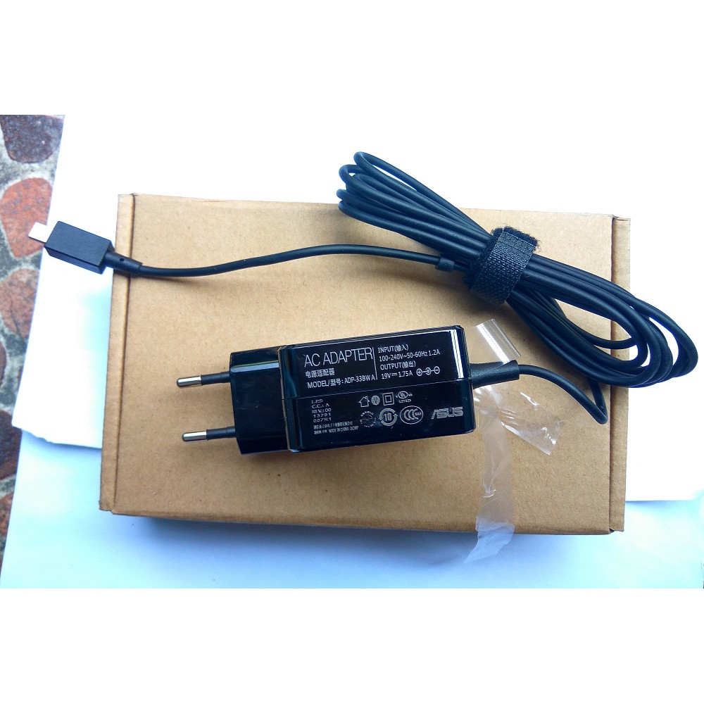 Adaptor Casan Charger LAPTOP Asus E202S E202 E202SA X205 X202T 19v 1.75A Micro USB