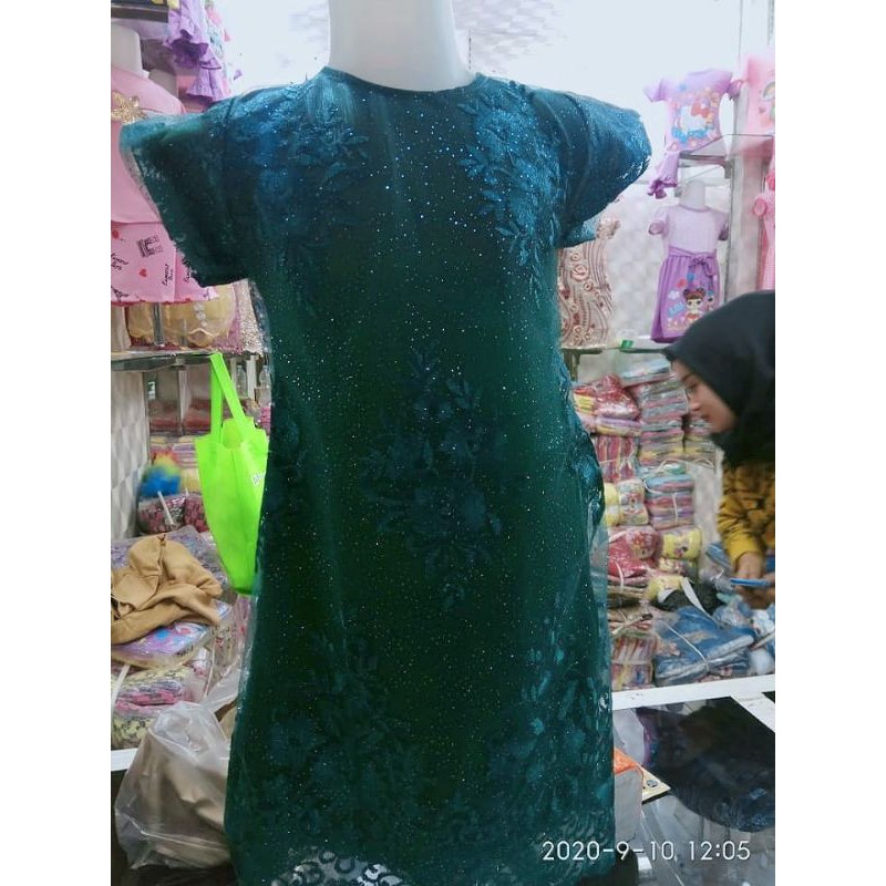 Baju Dress Anak 3 tahun Perempuan Gaun Pesta Dres anak 3 th Bahan Brokat Brukat Umur 3 Tahun Dress
