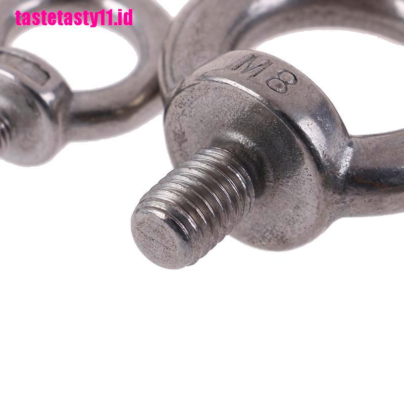 1 Pc Sekrup Cincin Loop Lubang Pengangkat Bahan 304 Stainless Steel Untuk Marine