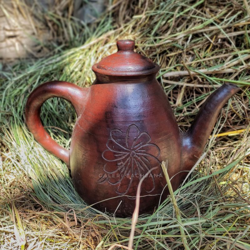 TEKO 2 LITER / TEKO JUMBO / POCI GERABAH / POCI TANAH LIAT / TEKO GERABAH / TEKO UNIK