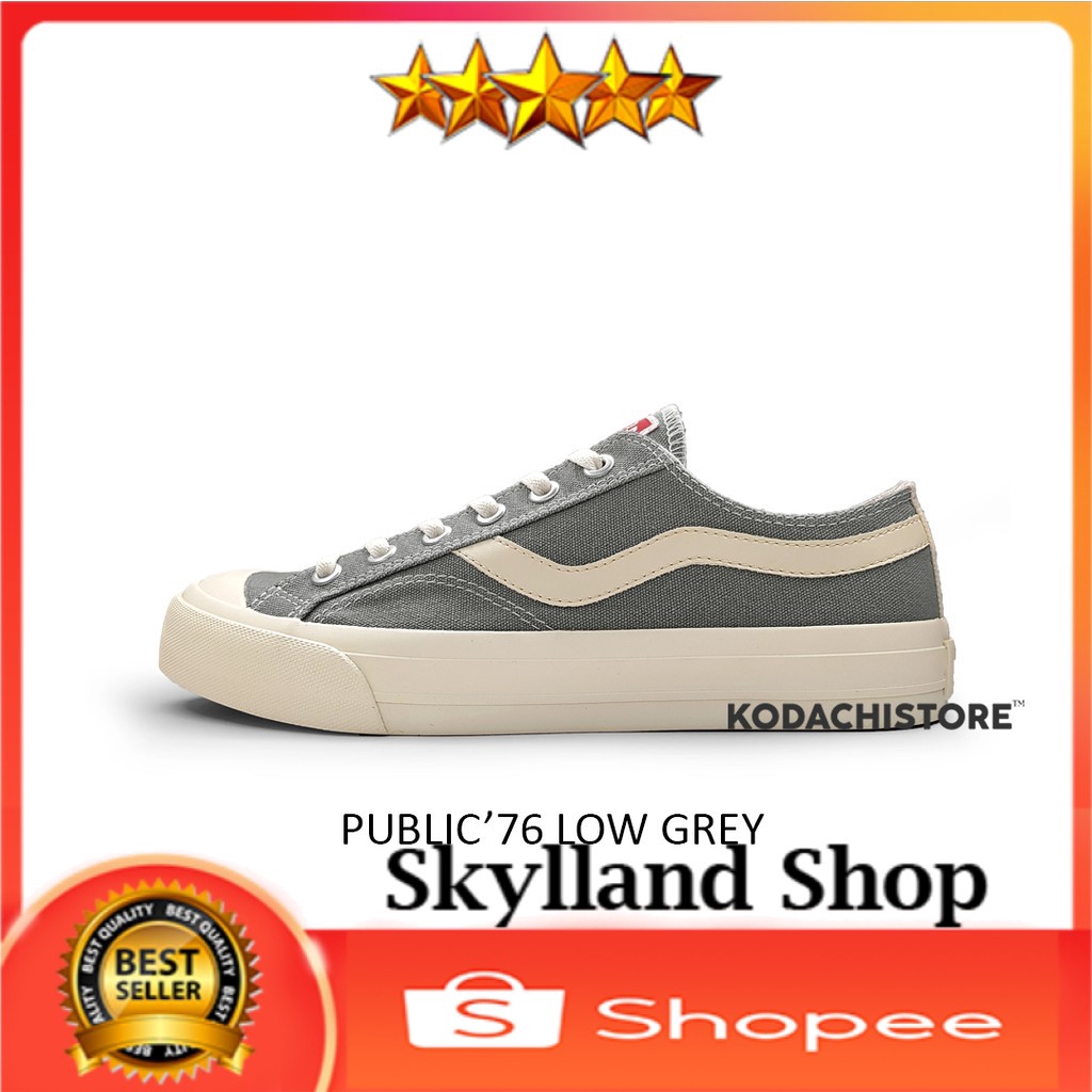 Ventela Public Low Grey Original - Ventela Shoes Original