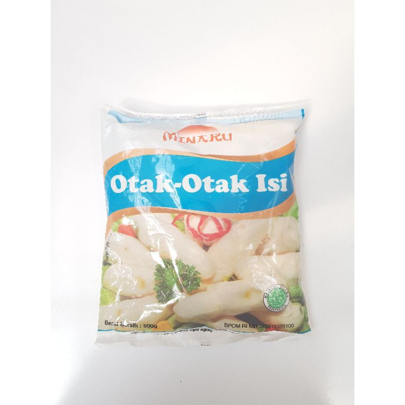 

Minaku Otak Otak 500gr - ikan Olahan Bentuk Otak Otak
