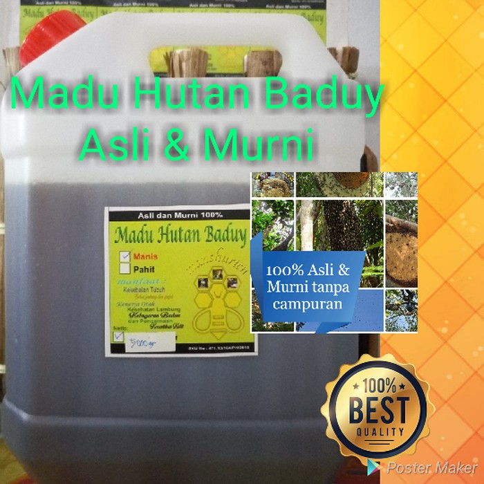 

Madu Hutan Baduy Asli dan murni (5kg) Garansi uang kembali - MMD939