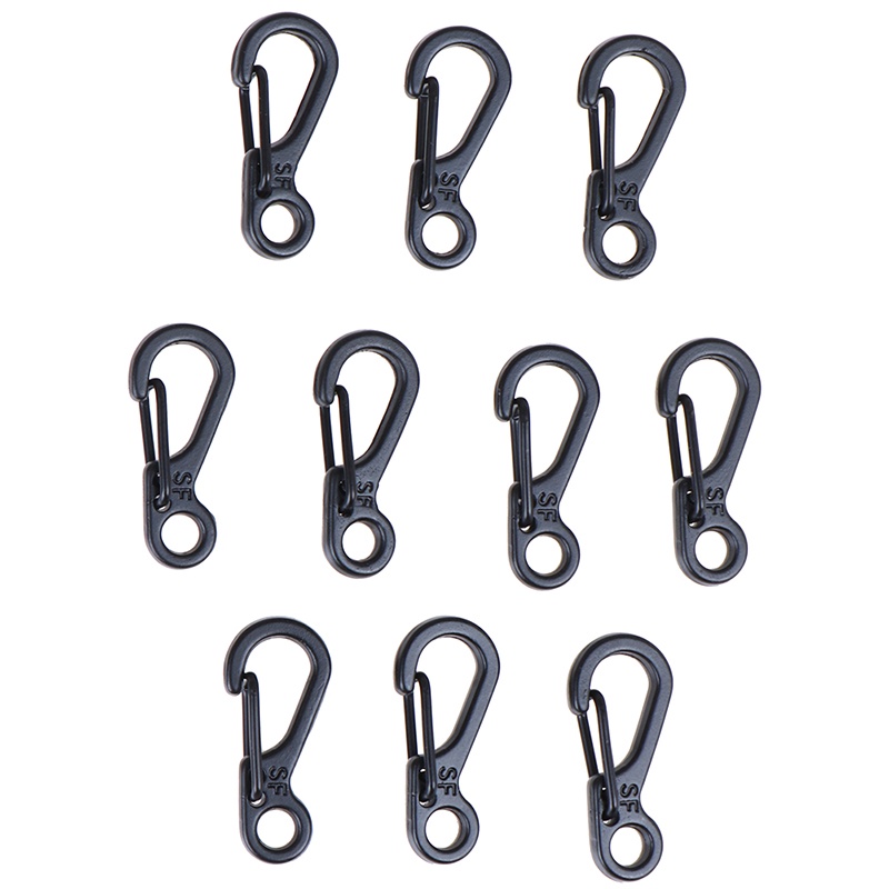 (E2id &amp; &gt; 10pcs Carabiner Mini Untuk Camping