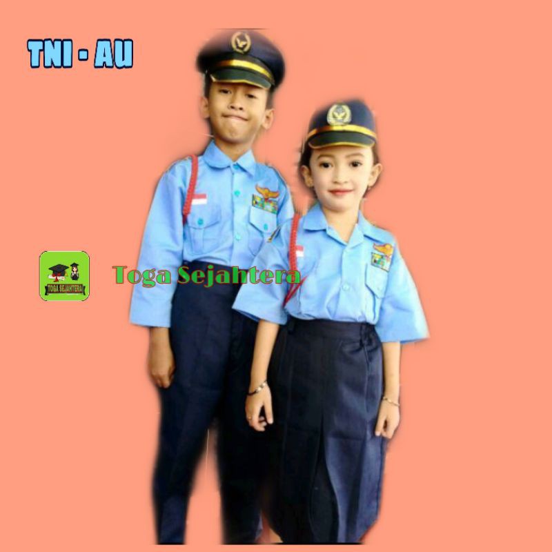 Baju Karnaval Kostum Anak Profesi TNI - AU/ ANGKATAN UDARA ANAK