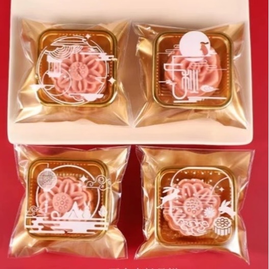 Plastik MoonCake 100pc Cookies Packaging Kue Nastar Nanas 50gr 50 gram