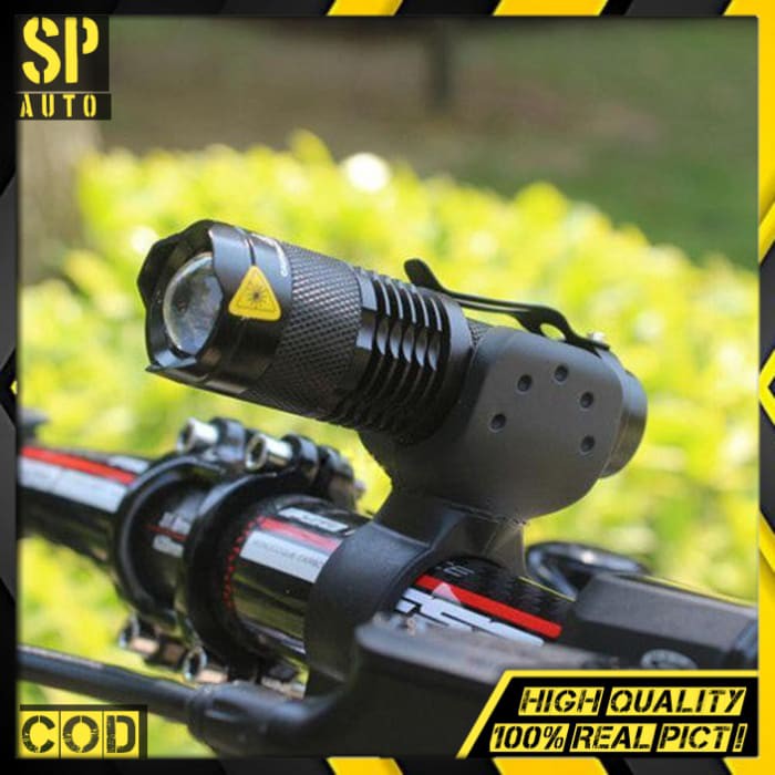 Lampu Depan Sepeda Waterproof Senter LED 2000 Lumens 3 Mode SH 09