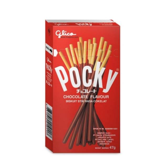 

Glico Pocky Chocolate/Cokelat 47 gr