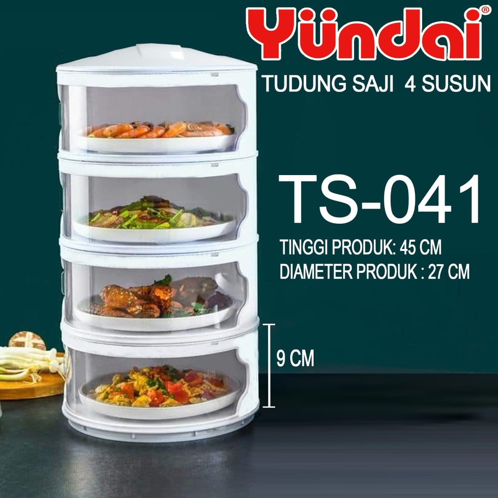 Tudung Saji Yundai Susun/Penyimpanan Makanan (PENGIRIMAN KHUSUS OJEK ONLINE)