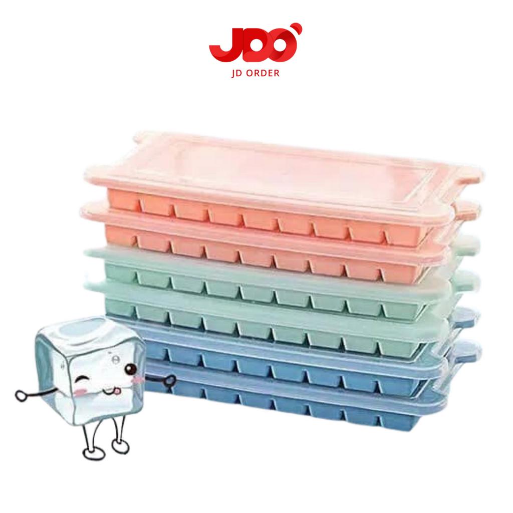 Cetakan Es Batu + Penutup 24 Kotak Ice Cube Tray