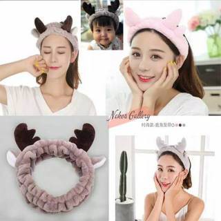 Bando Motif Tanduk untuk Remaja Wanita