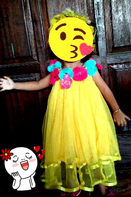 Dress tutu tille anak perempuan. Rok tutu bunga