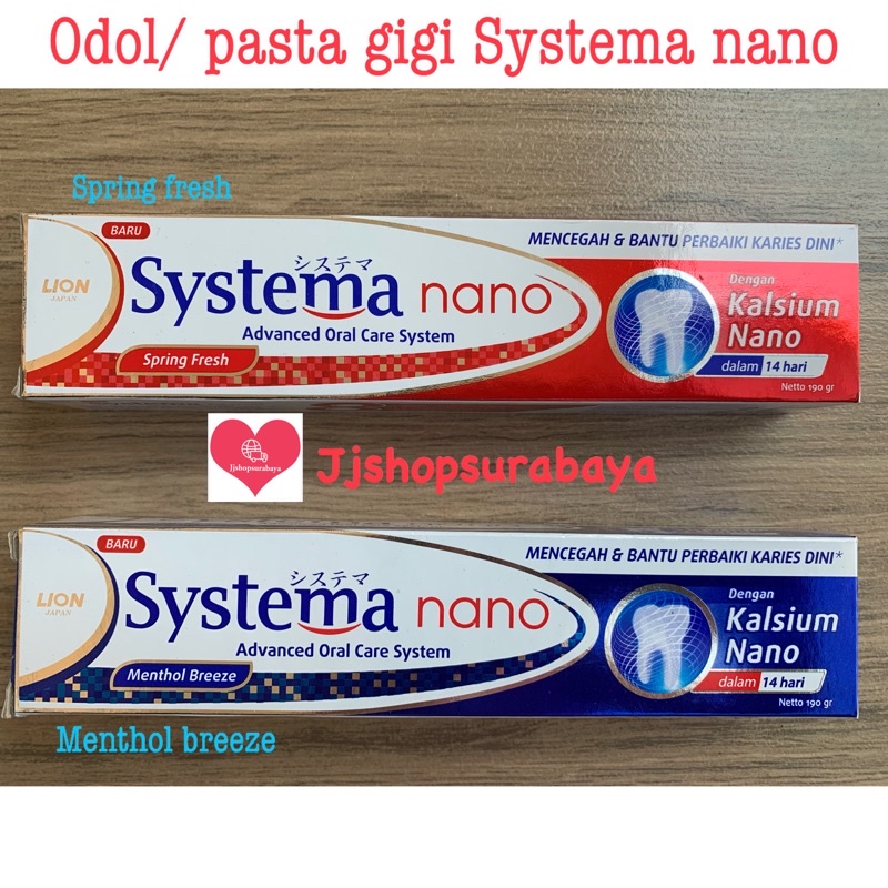 odol pasta gigi Systema nano toothpaste 190 gr