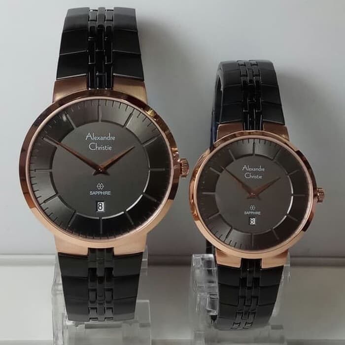 Hot Sale Jam Tangan Couple ALEXANDRE CHRISTIE Ac 8565 ORIGINAL GARANSI RESMI Ac Terbaik