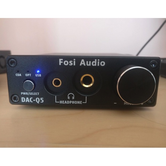 Fosi Audio DAC Converter Headphone Amplifier 24Bit/192kHz - DAC-Q5 - Black