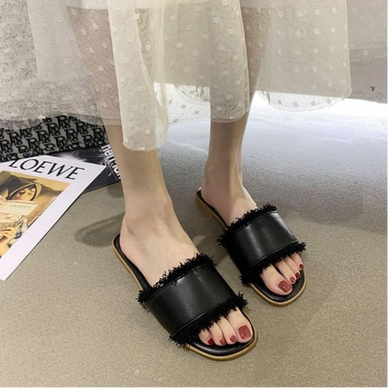 [SALE] SLOP SANDAL FLATS KS2040 IQ #Realstock