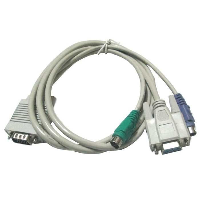 Kabel KVM 1 to 3 Female to Male - Putih  - 66941