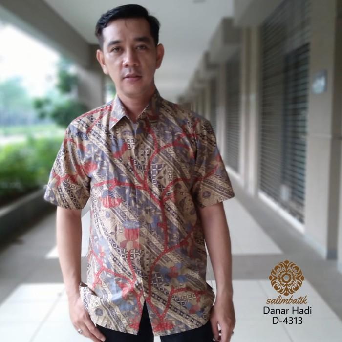 Batik Pria Danar Hadi Asli Solo Lengan Pendek Besar Big Size 3L XXL