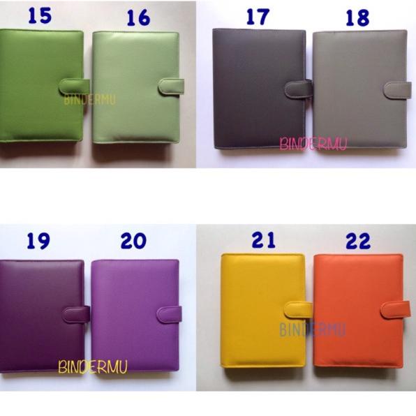 

⚡️9.9 F⚡ASH SALE⚡️ Bindermu READY Binder Polos Kulit A6 6ring A5 20ring B5 26ring Multiring 6 holes lubang Planner Notebook murah