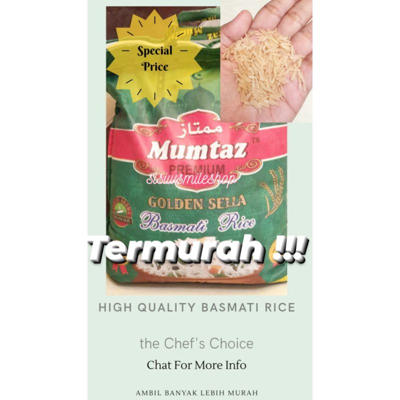 

BERAS BASMATI MUMTAZ 5kg