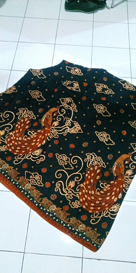 Kaftan Paris Asimetris Dress Batik Kondangan Cantik Anggun Gaun Batik Premium Ori Batik Solo