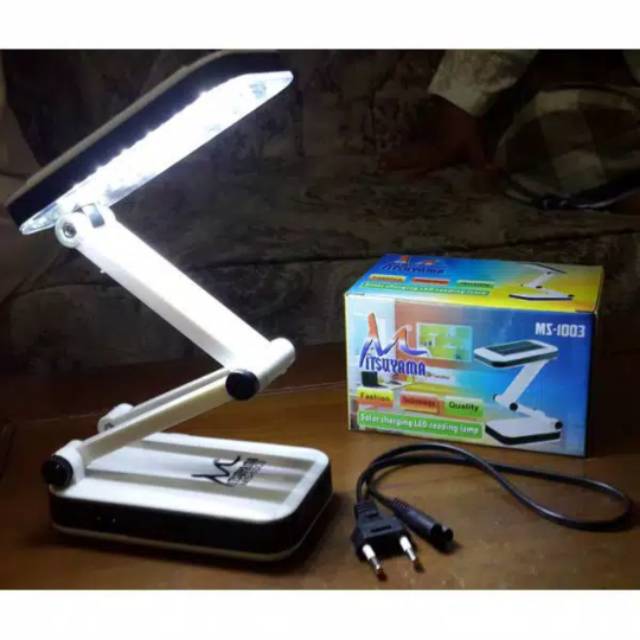 Terlaris Lampu emergency + Lampu Belajar cas Tenaga Surya MITSUYAMA MS -  1003