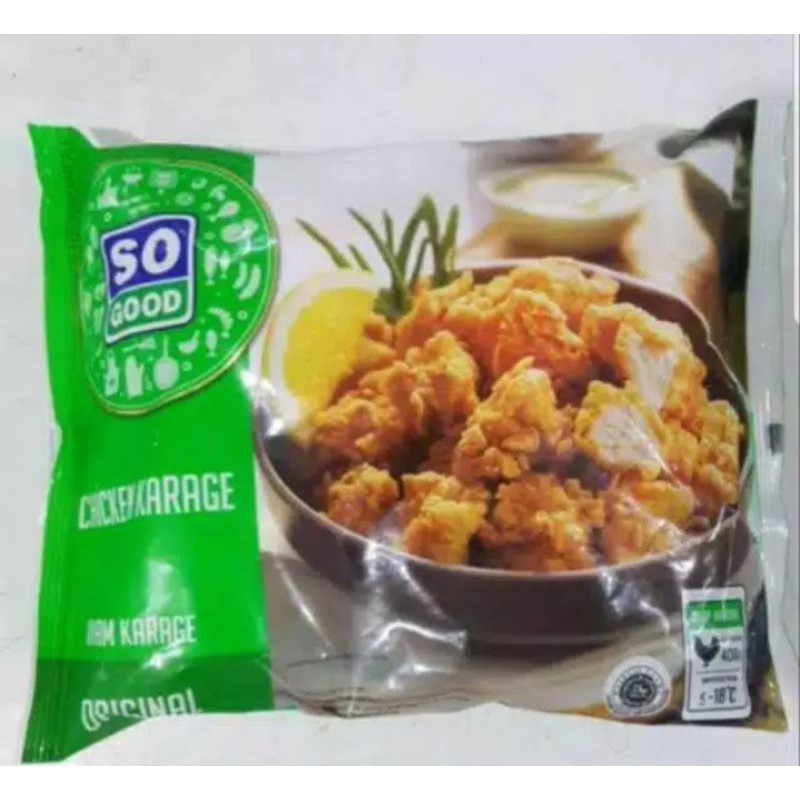 

SO GOOD CHIKEN KARAGE 400 gr FROZEN FOOD