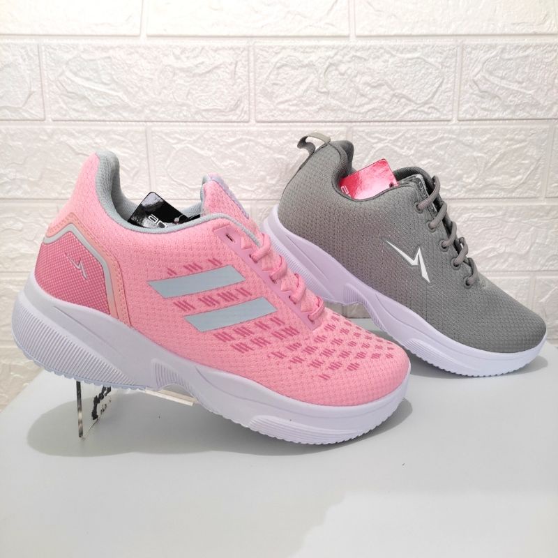 Sepatu Olahraga Wanita Ando Yuvi Alice Sneakers Sport Sol Tebal Memberikan Dukungan dan Kenyamanan Maksimal