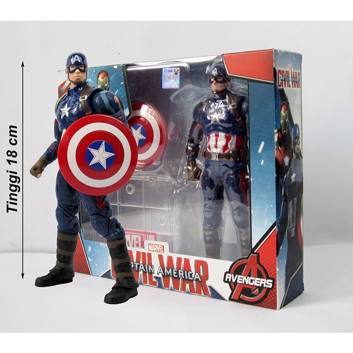 Action Figure Avengers Captain America Civil War Original ZD Toys