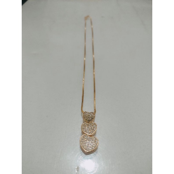 amk23. Kalung xuping dewasa Uk 45cm dengan mata zircon