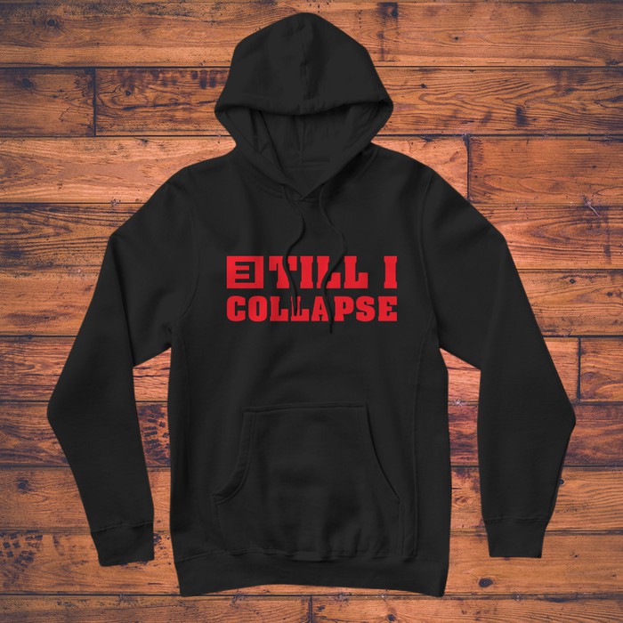 Jaket Hoodie Sweater Jumper Band Eminem Till I Collapse