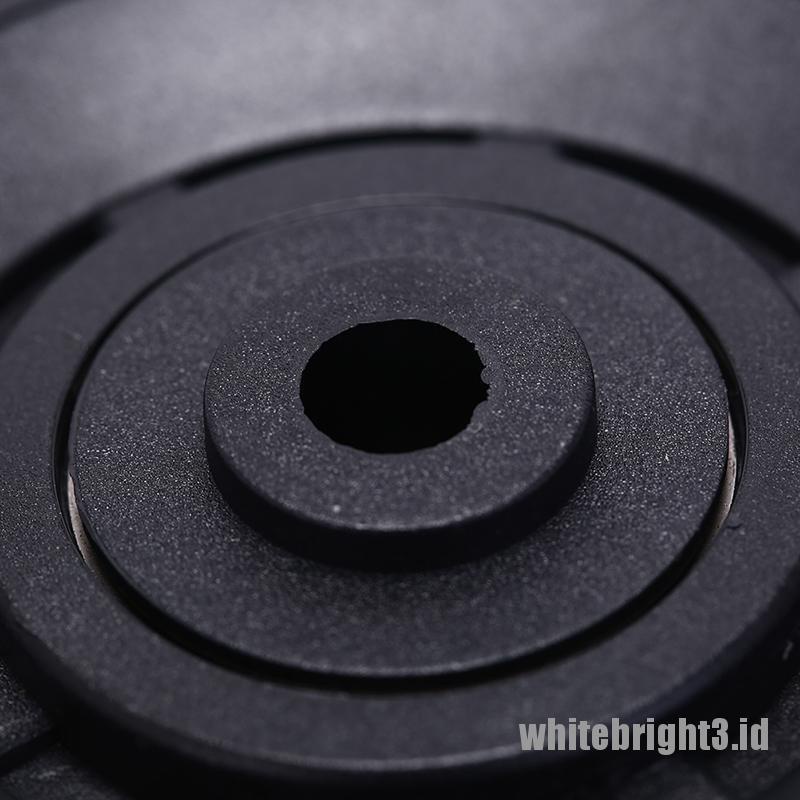 1pc Roda Katrol Bearing 90mm Warna Hitam Putih Tahan Lama Untuk Peralatan gym