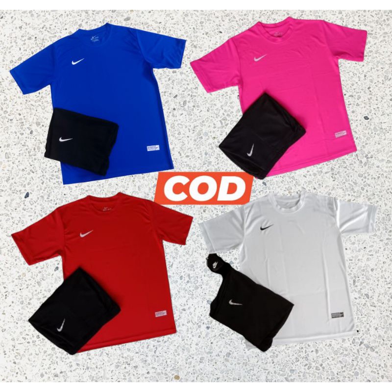 Set Baju Training Polos Kaos Olahraga Oblong Polos Oneck Baju Olahraga Lari Running Kaos Polos Simpel Pria Wanita Dewasa