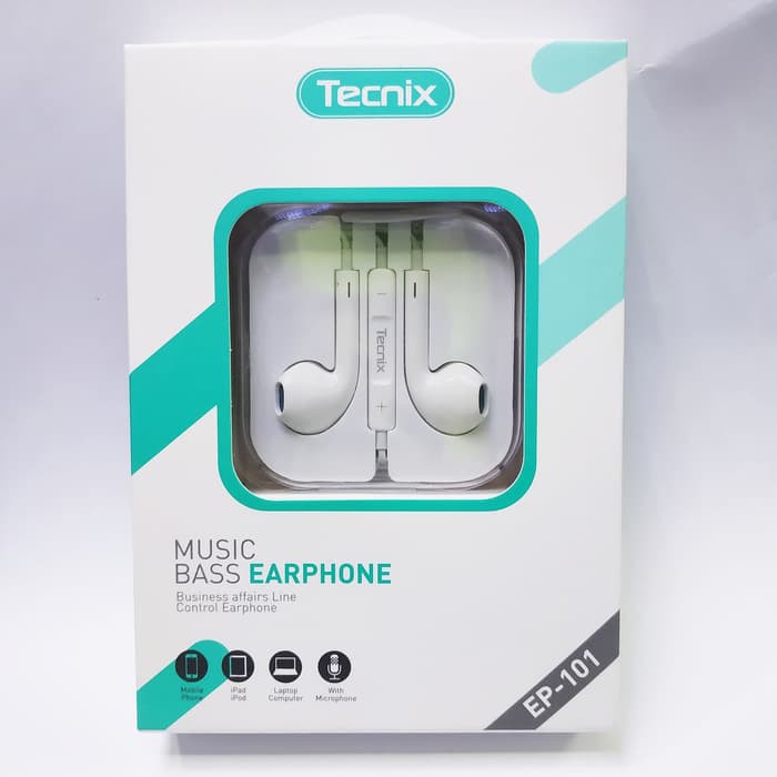 Headset Wired EP-101 Earphone Earbuds 1.2m High Sound Quality - Garansi Resmi 1 Tahun