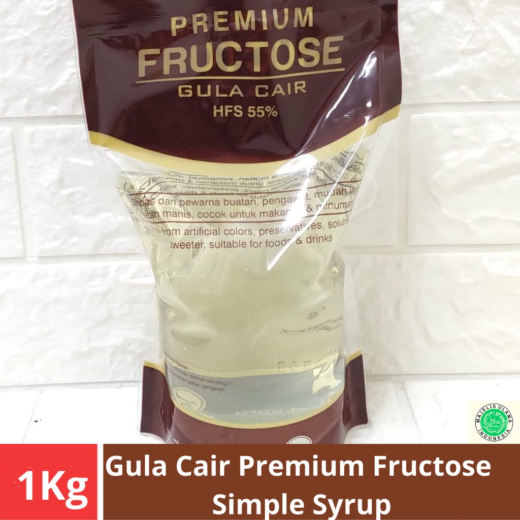 

Gula Cair Premium Fructose Simple Syrup 1kg Original / Gula Cair Halal