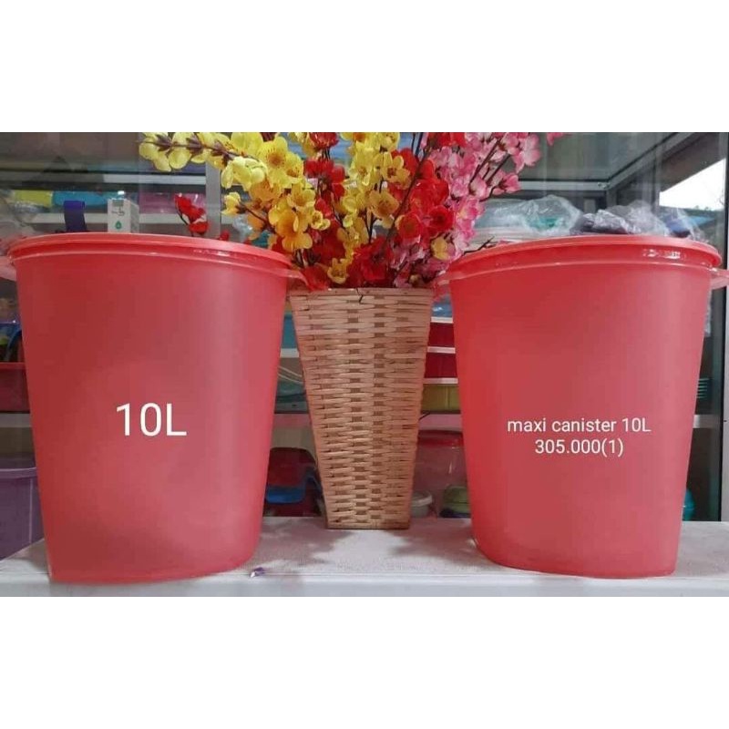 toples kerupuk super jumbo MAXI CANISTER TUPPERWARE kapasitas 10 liter