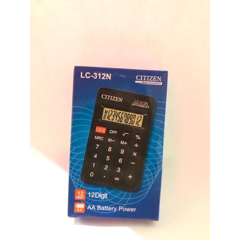 Kalkulator / Calculator / alat hitung CITIZEN LC-312N