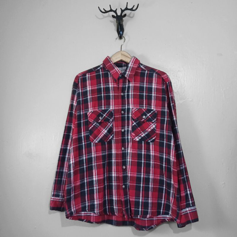 KEMEJA FLANEL Five Brother Bahan tebalSize L fit XL
P73 L59