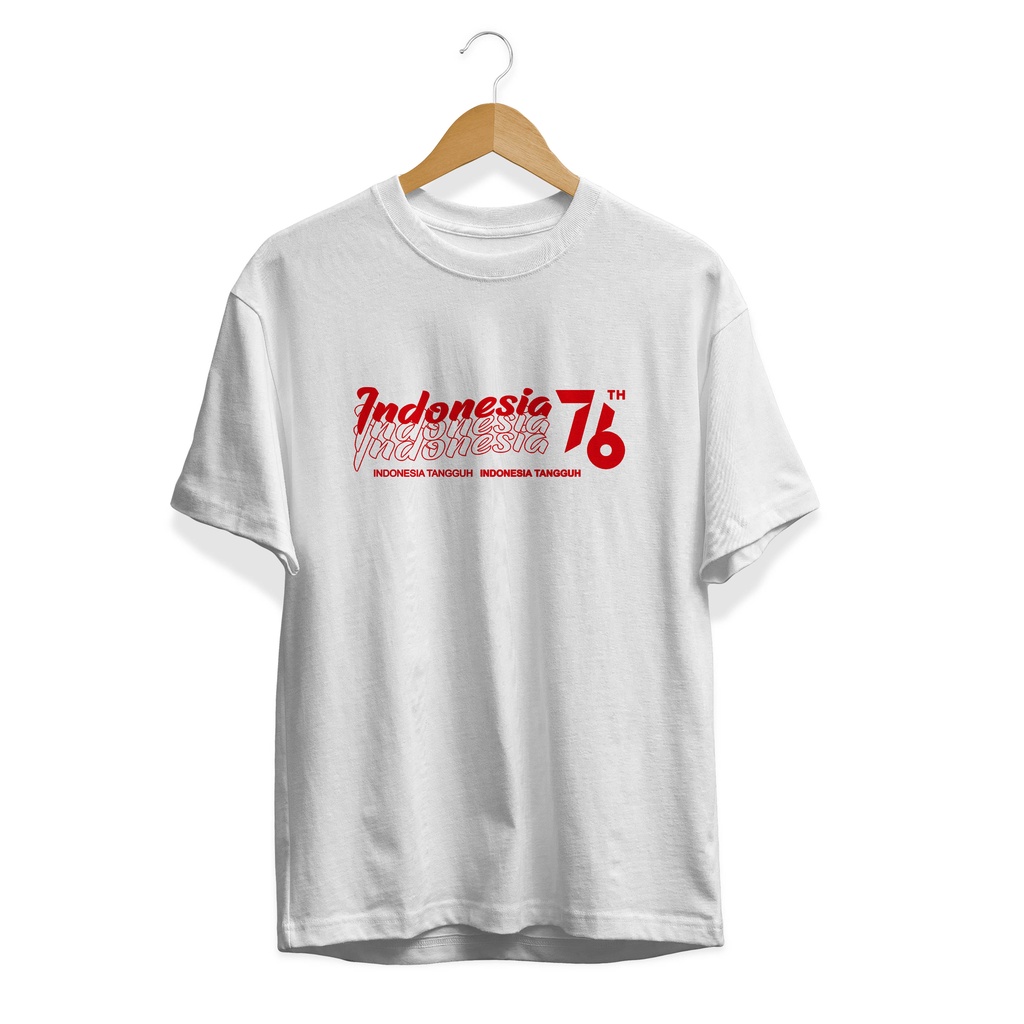 KAOS BAJU DISTRO HUT RI KE-76 KEMERDEKAAN INDONESIAKU SERIES V