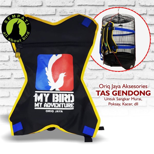 TAS PUNGGUNG UNTUK BAWA SANGKAR BURUNG ORIQ JAYA