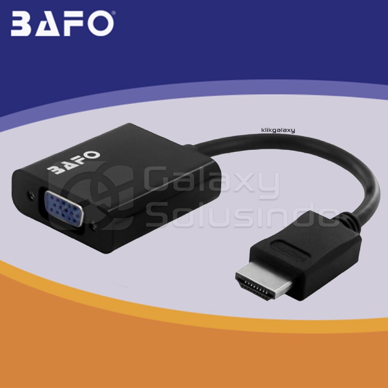 BAFO BF-3369 HDMI to VGA + Audio Cable Adapter