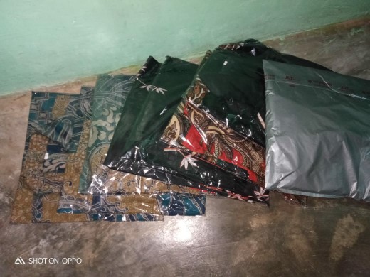 Kemeja Batik Lengan Panjang Size M L Xl Xxl