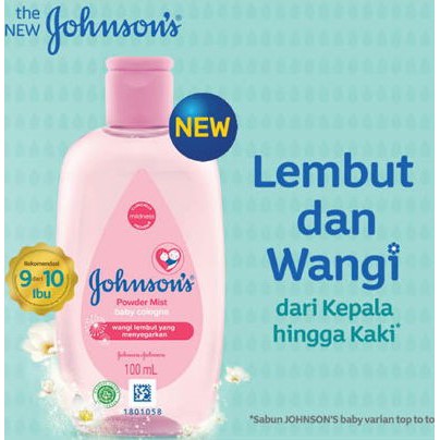 johnson's baby cologne powder mist