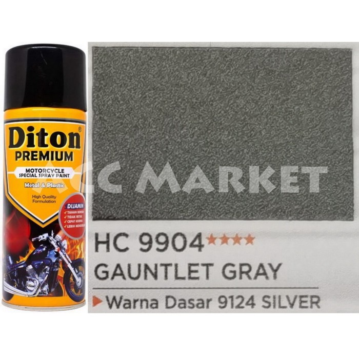 Pilox Diton Premium Pilok Pylox Harley Abu Gauntlet Gray 9904