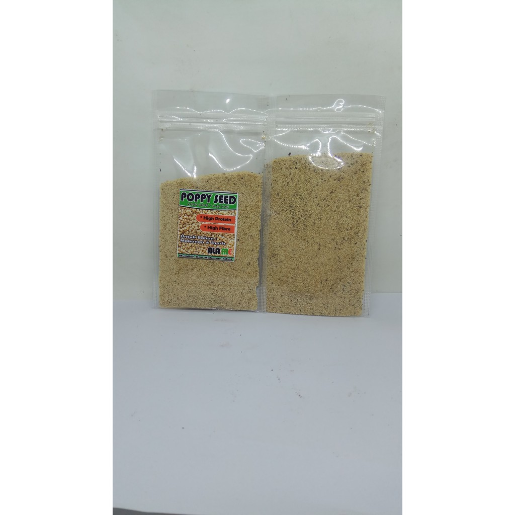 

WHITE POPPY SEED 100GRAM BLUE SEED POPPY SEED BIJI KASKAS