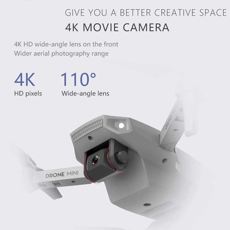 Kamera Remote Control 4K yang diimpor Drone Ultra HD Auto Focus Drone Termasuk Kamera