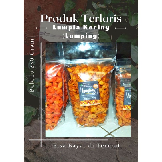 

Lumpia kering (Lumping) Gurih Banget 250 Gram