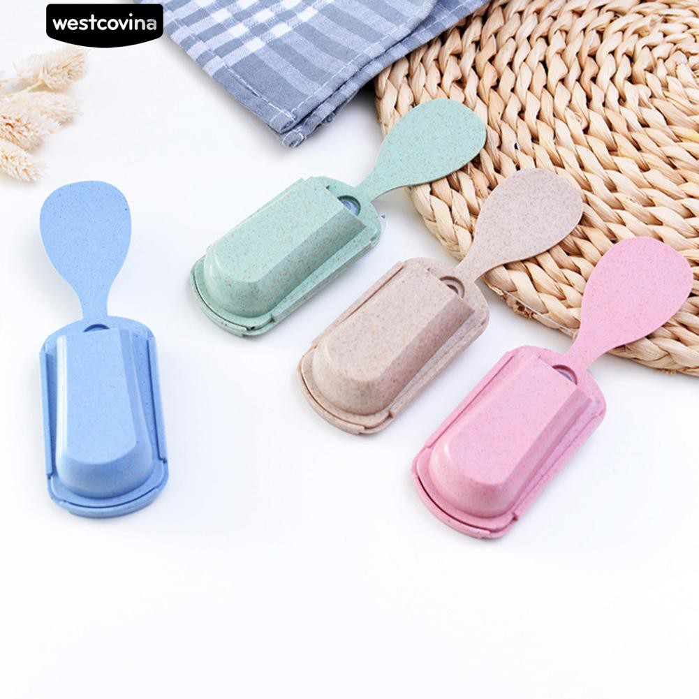 [Bayar di Tempat]Sendok garpu sendok sendok garpu sendok pemegang alat dapur rumah tangga pengisap-7