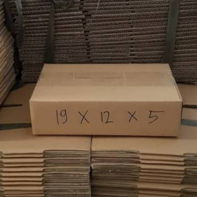 

kardus ukuran 19x12x5
